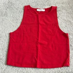 F21 Red Tank Top